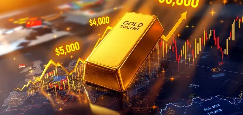 پیش‌بینی بازار جهانی طلا برای سال ۲۰۲۶