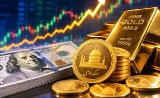 نرخ ارز دلار، طلا  سکه و یورو  شنبه ۱۰ مرداد ۱۴۰۵/ تداوم صعود‌ طلا و سکه