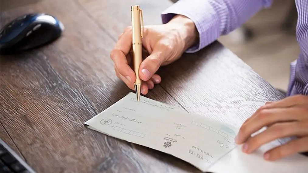 پشت نویسی برگ چک صیادی + نکات قانونی
