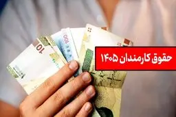 تیغ دولبه افزایش حقوق کارمندان در سال ۱۴۰۵