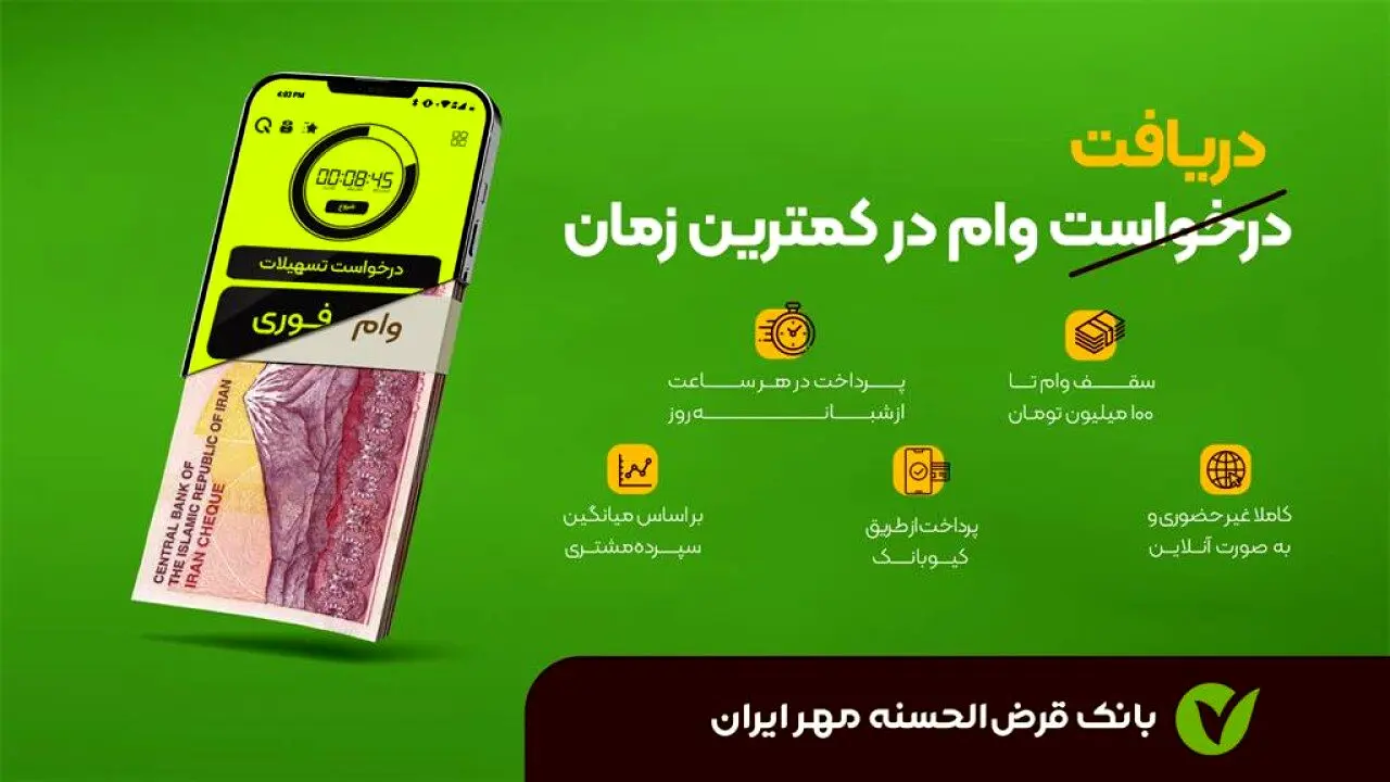  چگونه وام فوری بانک قرض‌الحسنه مهر ایران را بگیریم؟