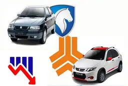 قیمت خودرو در سراشیبی 