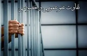 تفاوت عفو عمومی و خصوصی در رفع آثار جرم و تکرار جرم