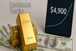 پیش‌بینی گلدمن ساکس از قیمت طلا و دلار 