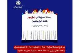 آغاز ارائه بسته تسهیلاتی “ایران یار” توسط بانک ایران زمین