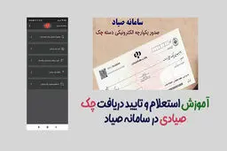 استعلام چک صیادی + ثبت، تائید و بررسی اعتبار چک