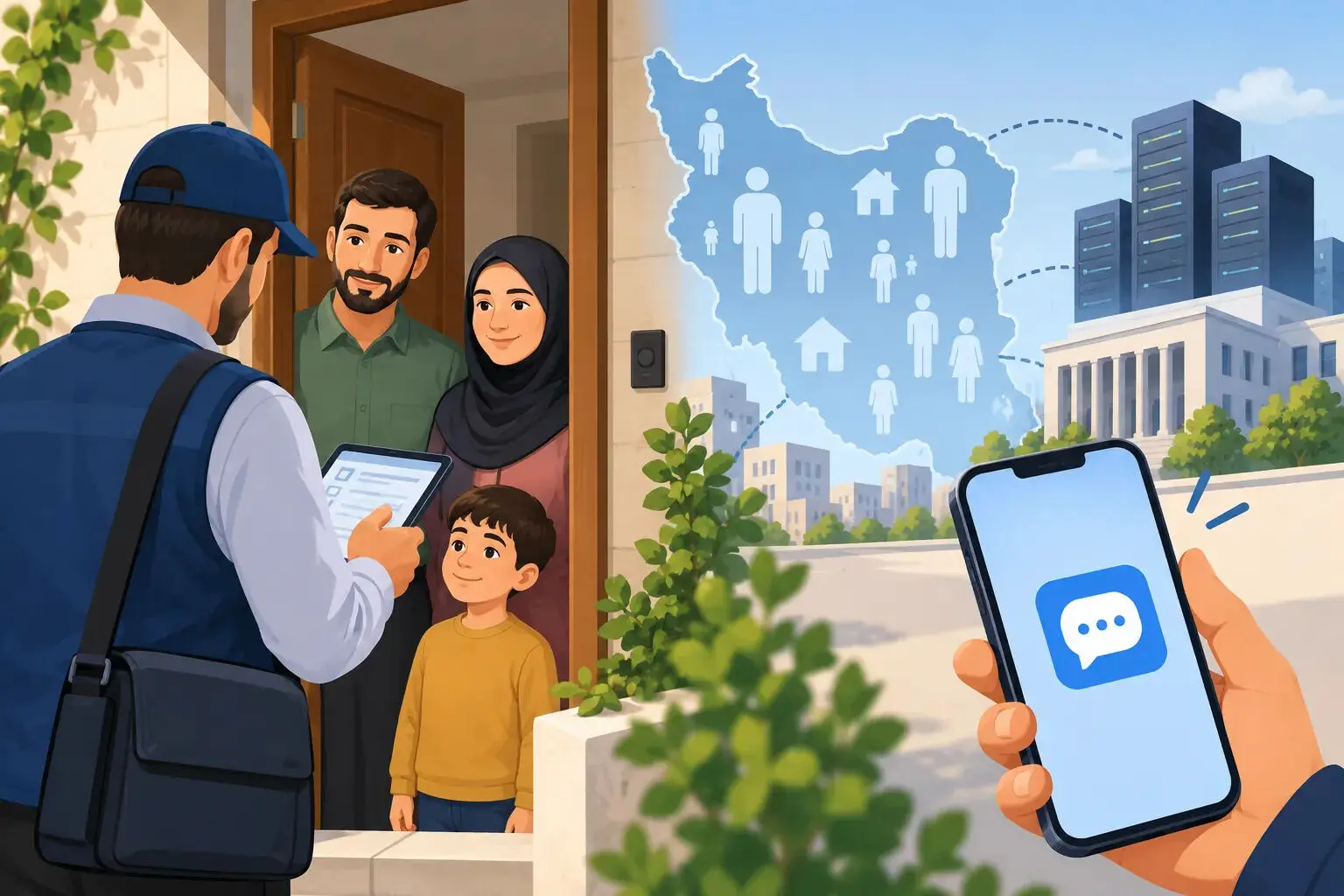 سرشماری متفاوت ۱۴۰۵؛ تکلیف مردم برای ثبت اطلاعات چیست؟