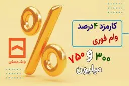 تسهیلات ثمر بانک مسکن با مبلغ 750 میلیون تومان+ شرایط دریافت 
