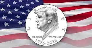 ضرب سکه یک دلاری با تصویر ترامپ
