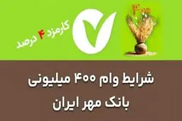 وام ۴۰۰ میلیون تومانی مهریار بانک مهر ایران + شرایط و اقساط