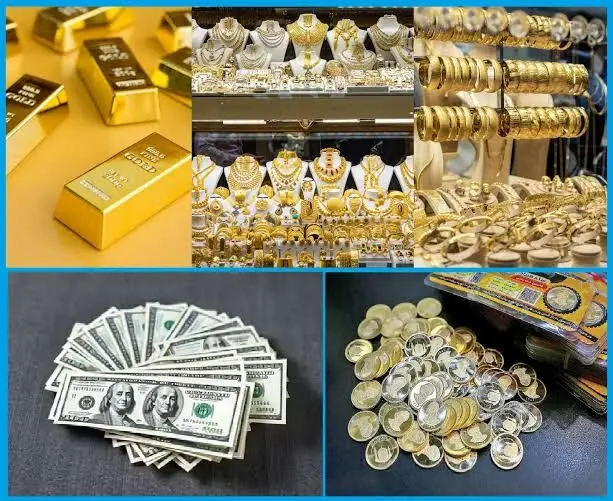 نرخ ارز دلار، طلا  سکه و یورو امروز ۲۵ تیر ۱۴۰۵/افزایش قیمت طلا و سکه