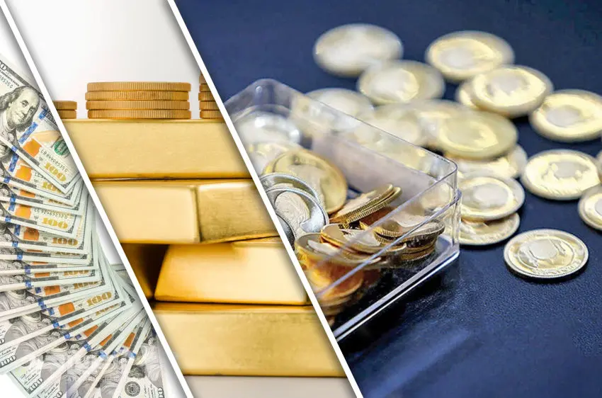 قیمت طلا، سکه، دلار و یورو امروز  ۱۷ آذر ۱۴۰۴/ افزایش قیمت طلا و سکه