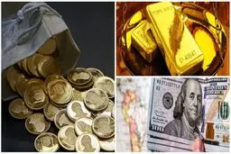  قیمت طلا، سکه، دلار و یورو امروز ۶ دی ۱۴۰۴/ افزایش محسوس طلا و سکه 