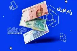 وام فوری بدون ضامن ۱۰۰ میلیون تومانی بانک ملت+ مبلغ اقساط 