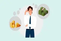 برای سرمایه گذاری طلا بهتر  است؟ یا دلار؟